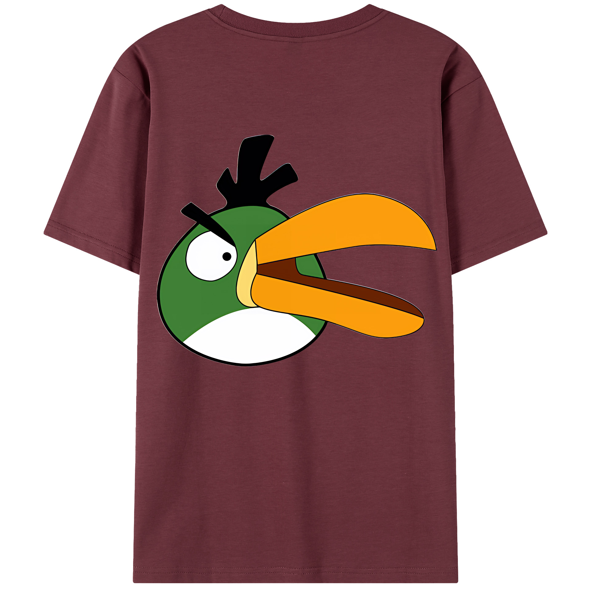 （画像用） Angry Birds アングリーバード 綿100％半袖Tシャツ（背面プリント）